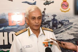Tư lệnh Hải quân Ấn Độ, Đô đốc Sunil Lanba. (Nguồn: IANS) 