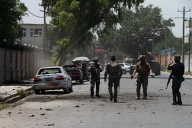 Hiện trường một vụ tấn công ở Afghanistan. (Nguồn: THX/TTXVN)