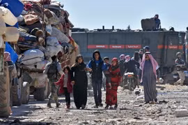 Người dân Syria. (Nguồn: AFP/TTXVN) 