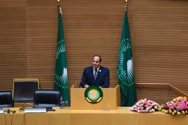 Tổng thống Ai Cập Abdel-Fattah El-Sisi. (Nguồn: THX/TTXVN) 