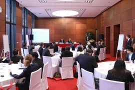 Toàn cảnh hội thảo chuyên đề về thúc đẩy việc làm của người khuyết tật. (Ảnh: Phương Hoa/TTXVN)