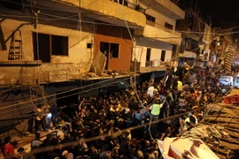 Hiện trường vụ đánh bom. (Nguồn: AFP/TTXVN)