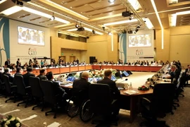 Quang cảnh Hội nghị Bộ trưởng Tài chính và Thống đốc Ngân hàng Trung ương G-20 tháng 2/2105. (Nguồn: AFP/TTXVN)