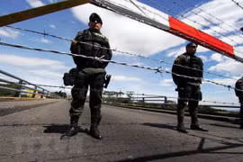 Binh sỹ Colombia. (Nguồn: AFP/TTXVN)