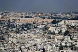 Toàn cảnh khu thành cổ Jerusalem ngày 25/10. (Nguồn: AFP/TTXVN)