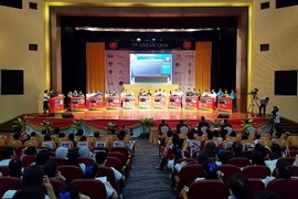 Lào giành giải nhất cuộc thi ASEAN Quiz lần thứ 7. (Ảnh: Nguyễn Chiến/Vietnam+)