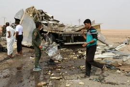 Hiện trường một vụ đánh bom ở Syria. (Nguồn: AFP/TTXVN)