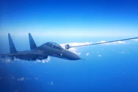 Máy bay chiến đấu Su-30 của Không quân Trung Quốc. (Nguồn: THX/TTXVN)