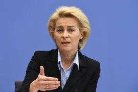 Bộ trưởng Quốc phòng Đức Ursula von der Leyen. (Nguồn: AFP/TTXVN)