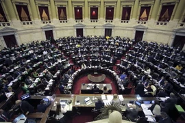 Toàn cảnh một phiên họp Quốc hội Argentina tại Buenos Aires. (Nguồn: AFP/TTXVN) 