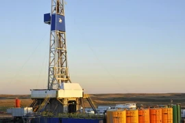 Giàn khoan dầu gần Stanley, Bắc Dakota. (Nguồn: AFP/TTXVN)