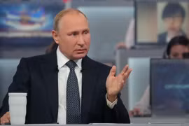 Tổng thống Nga Vladimir Putin. (Nguồn: AFP/TTXVN)