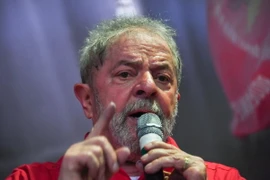 Cựu Tổng thống Brazil Luiz Inacio Lula da Silva tại một sự kiện ở thành phố Rio de Janeiro ngày 12/8. (Nguồn: AFP/TTXVN)