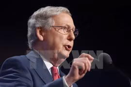 Thượng Nghị sỹ Mitch McConnell, lãnh đạo đa số tại Thượng viện Mỹ. (Nguồn: EPA/TTXVN)