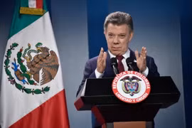Tổng thống Colombia Juan Manuel Santos. (Nguồn: AFP/TTXVN)