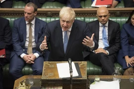 Tân Thủ tướng Anh Boris Johnson phát biểu tại cuộc họp Hạ viện ở thủ đô London ngày 25/7/2019. (Nguồn: THX/TTXVN) 