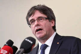 Cựu Thủ hiến vùng Catalonia Puigdemont. (Nguồn: AFP/TTXVN)