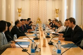 Quang cảnh buổi Đối thoại chiến lược Việt Nam-Liên bang Nga lần thứ 10. (Ảnh: Tâm Hằng/TTXVN)