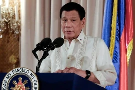Tổng thống Philippines Rodrigo Duterte. (Nguồn: EPA/TTXVN)