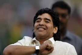 Cựu danh thủ bóng đá Diego Maradona. (Nguồn: AFP/TTXVN)