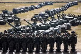 Binh sỹ Nga tham gia cuộc tập trận Vostok-2018 ở miền Đông Siberia ngày 13/9. (Nguồn: AFP/TTXVN) 