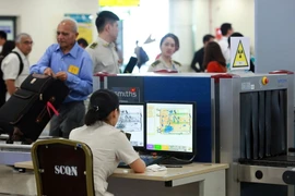 [Photo] An ninh hàng không tại Nội Bài được triển khai ở cấp cao nhất