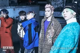 Nhóm nhạc Hàn Quốc Big Bang. (Nguồn: Yonhap)