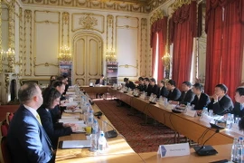 Quang cảnh Đối thoại Đối tác chiến lược Việt Nam-Anh lần thứ 5 tại London. (Ảnh: Hoàng Anh/Vietnam+)