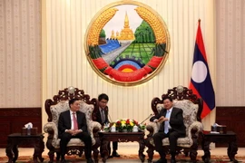 Quang cảnh buổi tiếp. (Ảnh: Kiên Phạm/Vietnam+)