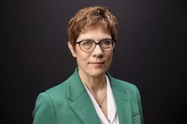 Chủ tịch đảng Liên minh Dân chủ Cơ đốc giáo (CDU) cầm quyền ở Đức Annegret Kramp-Karrenbauer. (Nguồn: Bloomberg) 