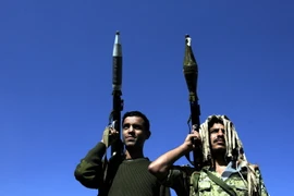 Các tay súng Houthi ở Yemen tại thủ đô Sanaa ngày 14/12. (Nguồn: THX/TTXVN)