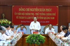 Thủ tướng Nguyễn Xuân Phúc phát biểu. (Ảnh: Thống Nhất/TTXVN) 