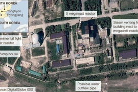 Cơ sở hạt nhân Yongbyon của Triều Tiên. (Nguồn: BBC/TTXVN)