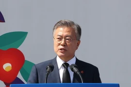 Tổng thống Hàn Quốc Moon Jae-in. (Nguồn: Kyodo/TTXVN)
