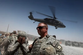 Trực thăng Black Hawk của Mỹ tại Kandahar, Afghanistan. (Nguồn: AFP/TTXVN)