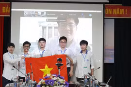 Cả 6 thí sinh Việt Nam tham dự Olympic Toán học quốc tế 2021 đều giành huy chương. (Ảnh: Thanh Tùng/TTXVN)