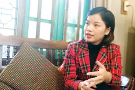Cô giáo Nguyễn Thúy Quỳnh. (Ảnh: PV/Vietnam+) 