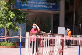 Thí sinh dự thi tốt nghiệp trung học phổ thông. (Ảnh: Minh Sơn/Vietnam+)