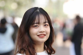 Đảng viên trẻ Phạm Thị Linh, Đại học Xây dựng. (Ảnh: PV)