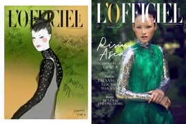 Tuyết Lan trên bìa tạp chí Lofficiel. (Ảnh: BeU Models)