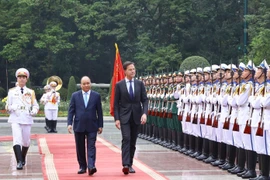 Hình ảnh lễ đón Thủ tướng Hà Lan thăm chính thức Việt Nam