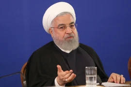 Tổng thống Iran Hassan Rouhani phát biểu tại cuộc họp ở Tehran ngày 6/8/2019. (Nguồn: AFP/TTXVN)