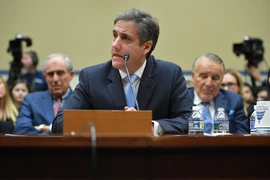 Ông Michael Cohen, cựu luật sư riêng của Tổng thống Mỹ Donald Trump, trong phiên điều trần tại Ủy ban Cải cách và giám sát Hạ viện Mỹ, Washington, DC, ngày 27/2/2019. (Nguồn: AFP/TTXVN)