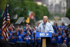 Cựu Phó Tổng thống Mỹ Joe Biden trong chiến dịch vận động tranh cử ở Philadelphia ngày 18/5/2019. (Nguồn: THX/TTXVN)
