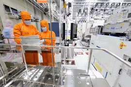 Bên trong một nhà máy sản xuất chip bán dẫn của hãng SK Hynix (Hàn Quốc). (Nguồn: SK Hynix)