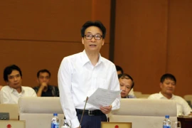Phó Thủ tướng Vũ Đức Đam phát biểu. (Ảnh: Nguyễn Dân/TTXVN)