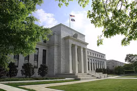Trụ sở Cục Dự trữ Liên bang Mỹ (Fed) tại Washington, DC. (Nguồn: AFP/TTXVN)