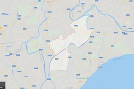 Bản đồ huyện Trực Ninh, Nam Định. (Nguồn: Google Maps)