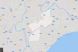 Bản đồ huyện Trực Ninh, Nam Định. (Nguồn: Google Maps)