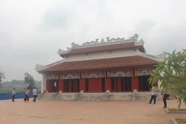 Nguyên Miếu trong Khu Di tích lăng miếu Triệu Tường (Xã Hà Long, huyện Hà Trung). (Ảnh: Hoa Mai/TTXVN)